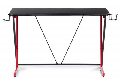 Фото Компьютерный стол Woodville Kolman black / red