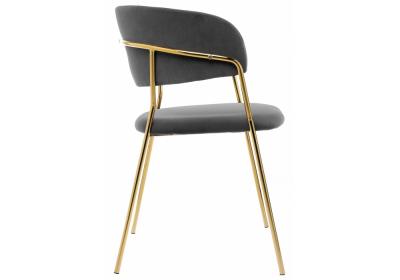 Фото Стул Woodville Kamelia grey / gold