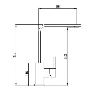 Фото Смеситель для кухни Seaman Eco Glasgow SSN-3007