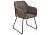Стул Woodville Stef grey / dark red
