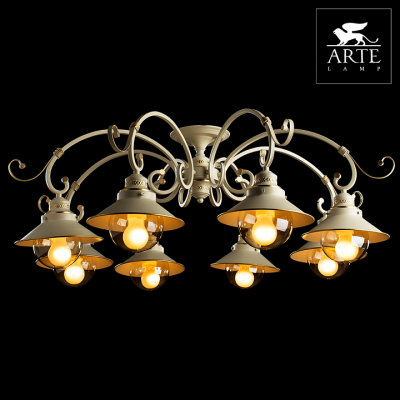 Фото Люстра потолочная Arte Lamp GRAZIOSO A4577PL-8WG
