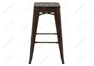 Фото Барный стул Woodville Tolix Bar wood CColl T-2103B-26 bronze / brown walnut