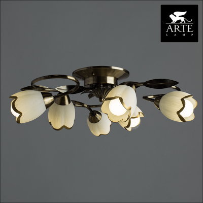 Фото Люстра потолочная Arte Lamp PERCE A6061PL-6AB