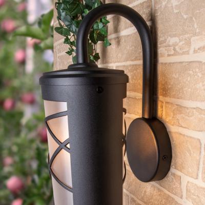 Фото Elektrostandard Premier D GL 1017D уличный настенный светильник черный