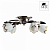 Люстра потолочная Arte Lamp PERCE A6061PL-4AB