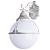 Светильник уличный настенный Arte Lamp Monaco A1492AL-1WG