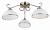 Люстра потолочная Arte Lamp A1221PL-3AB