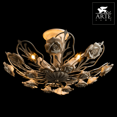 Фото Люстра потолочная Arte Lamp IDILLIO A6356PL-4WG
