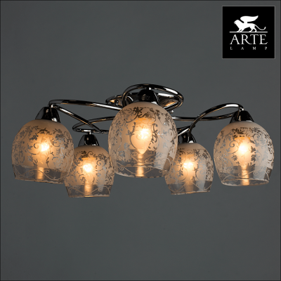 Фото Люстра потолочная Arte Lamp GEMMA A1674PL-5CC