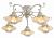 Люстра потолочная Arte Lamp GRAZIOSO A4577PL-5WG