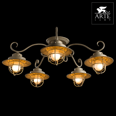 Фото Люстра потолочная Arte Lamp LANTERNA A4579PL-5WG