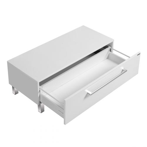 Фото Тумба в ванную Aquaton Мадрид 100 М с ящиком белый 1A127903MA010