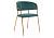 Стул Woodville Kamelia green / gold