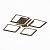 Evoled Qutro SLE200472-04 потолочный светодиодный светильник