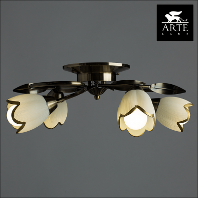 Фото Люстра потолочная Arte Lamp PERCE A6061PL-4AB