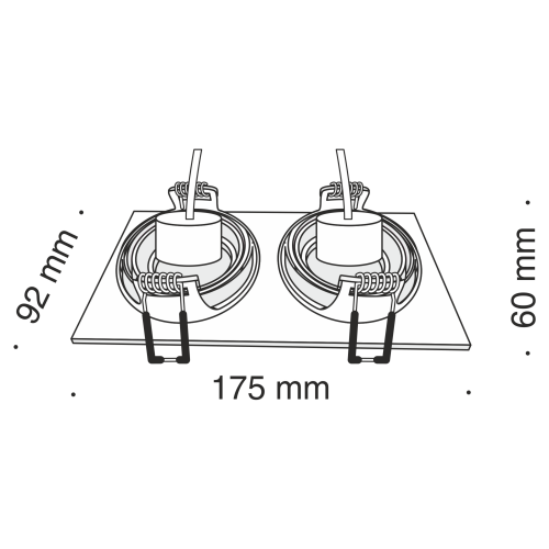 Фото Maytoni Atom DL024-2-02W встраиваемый светильник