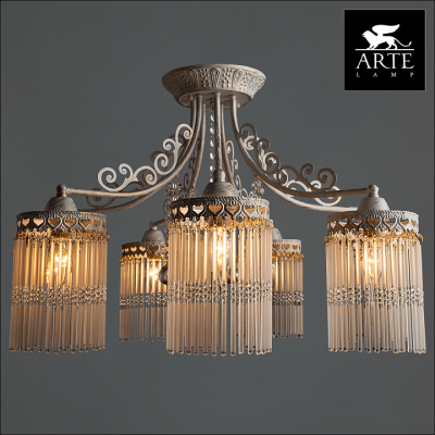 Фото Люстра потолочная Arte Lamp TORRENTE A1678PL-7WG