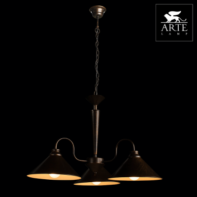 Фото Подвесная люстра Arte Lamp Cone A9330LM-3BR