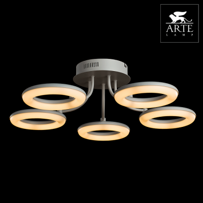 Фото Светодиодная потолочная люстра Arte Lamp NASTRO A9358PL-5WH