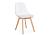 Стул пластиковый Woodville Vart clear / wood