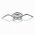 Evoled Giura SLE500312-04 потолочный светодиодный светильник