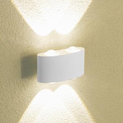 Фото Elektrostandard 1555 Techno LED светильник уличный настенный Twinky Double белый