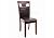Стул Woodville Luiza dirty oak / dark brown