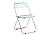 Пластиковый стул Woodville Fold складной clear gray-blue