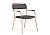 Стул Woodville Aspen dark gray / gold