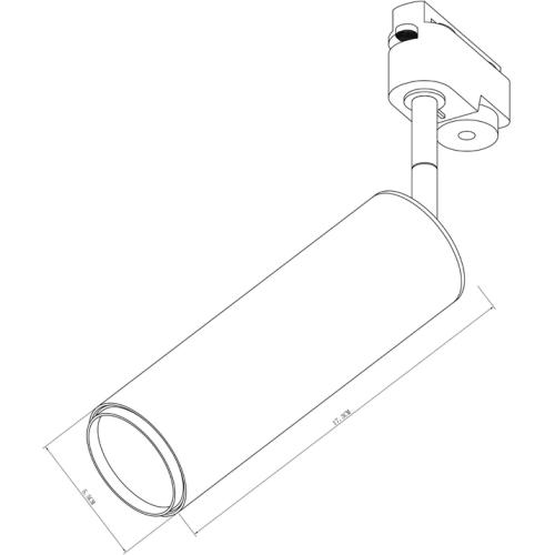 Фото Шинный светильник Arte Lamp TRACK LIGHTS A1412PL-1WH