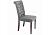 Стул Woodville Amelia dark walnut / fabric grey