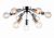Люстра потолочная Arte Lamp Fuoco A9265PL-9CC