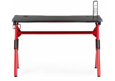 Фото Компьютерный стол Woodville Master 1 red / black