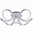 Светодиодная потолочная люстра MANTRA Knot Led 6036