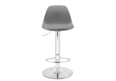 Фото Барный стул Woodville Soft gray / chrome