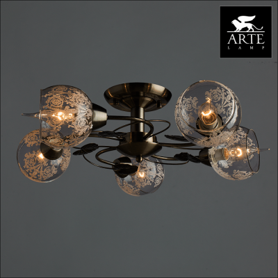 Фото Люстра потолочная Arte Lamp MARTINA A1292PL-5AB