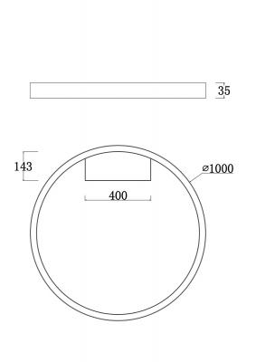 Фото Maytoni Rim MOD058CL-L65BS4K потолочный светодиодный светильник