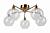 Люстра потолочная Arte Lamp ROSARIA A8564PL-5RB