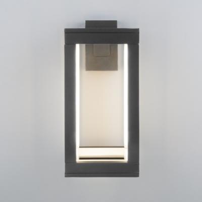 Фото Elektrostandard Frame 1527 TECHNO LED настенный уличный светодиодный светильник серый