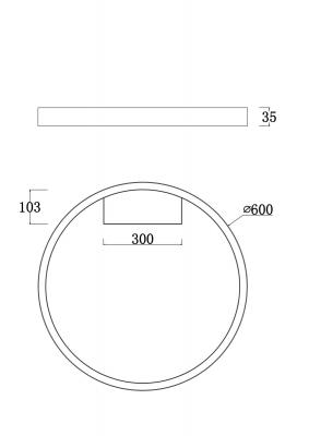 Фото Maytoni Rim MOD058CL-L35BS4K потолочный светодиодный светильник