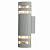 Светильник уличный настенный Arte Lamp Metro A8162AL-2GY