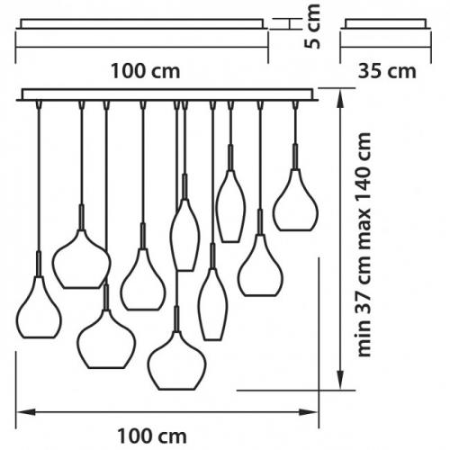 Подвесной светильник Lightstar Pentola 803125 в интернет-магазине mehome.ru Фото Подвесной светильник Lightstar Pentola 803125